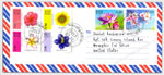 Sri Lanka Stamps Cover - Flowers, Water Lily & Cherry Blossom