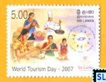 2007 Sri Lanka Stamps - World Tourism Day