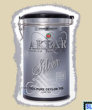 Pure Ceylon AKBAR Tea - Silver Loose Leaf, 80g