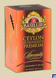 Pure Ceylon Basilur - Premium Tea Bags