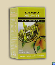 Pure Ceylon Damro - Lemon Flavored Green Tea Loose Leaf