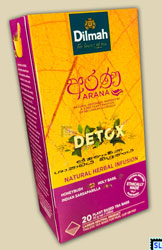 Pure Ceylon Dilmah - Arana, Detox, Honey Bush with Indian Sarsaparilla, Holy Basil