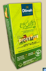 Pure Ceylon Dilmah - Arana, Digestive, Red Rooibos with Lemongrass, Cinnamon, Curry Leaves, Coriander