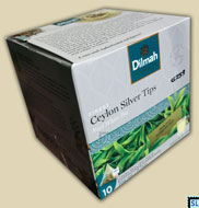 Pure Ceylon - Dilmah White Silver Tips 10 Tea Bags