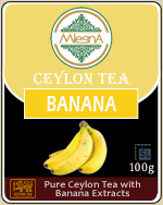 Pure Ceylon Mlesna  Banana Flavored Loose Leaf Black Tea